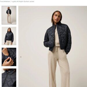 TravisMathew Lights At Night Quilted Jacket